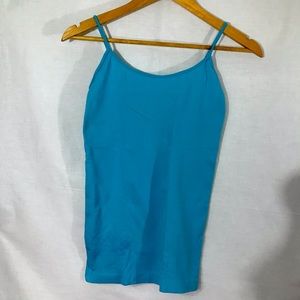 Maurices sea blue tank top super stretchy S/M